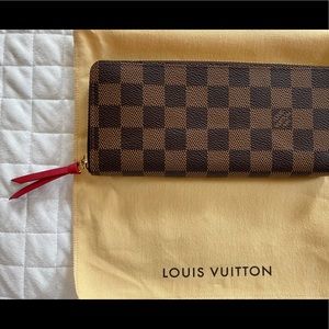 Authentic Louis Vuitton Clemence Wallet